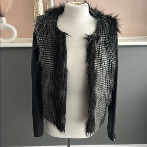 Stylish Black and Gray Kids Jacket